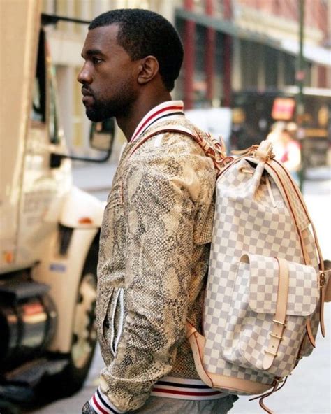 Kanye West's Custom Louis Vuitton Backpack 